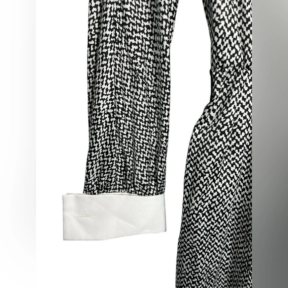 Vintage Henry Lee Black and White Colored Dress Size 14 - Picture 4 of 8